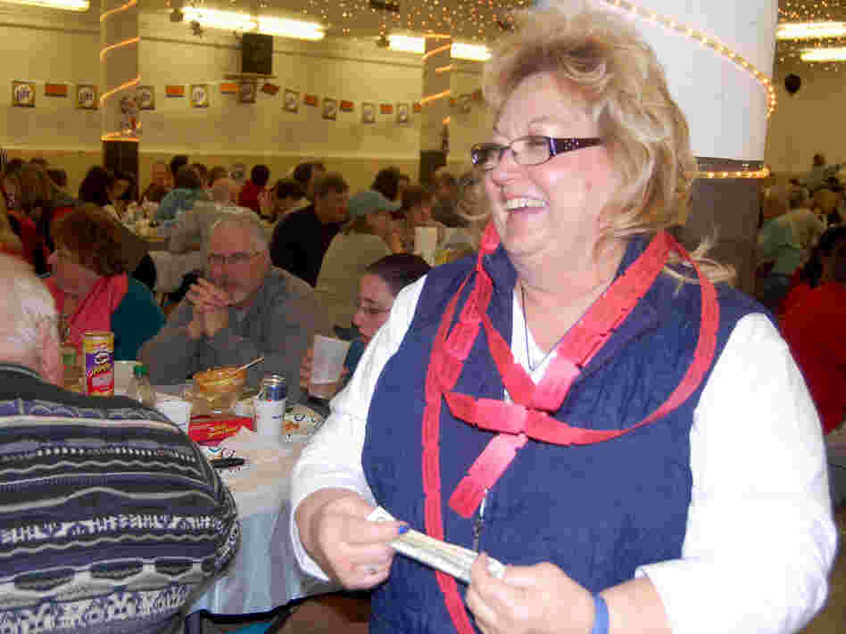 Raffles are a good way to raise money, with winners and the house splitting the pot. Mary Tevlin, who teaches art, gets ready to buy more tickets at St. Rita's trivia night. Raffles are a good way to raise money, with winners and the house splitting the pot. Mary Tevlin, who teaches art, gets ready to buy more tickets at St. Rita's trivia night.