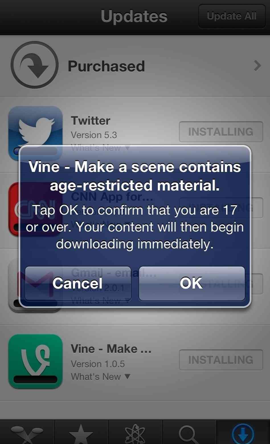 Vine now has a 17+ rating in the Apple App Store, but is it enforceable?