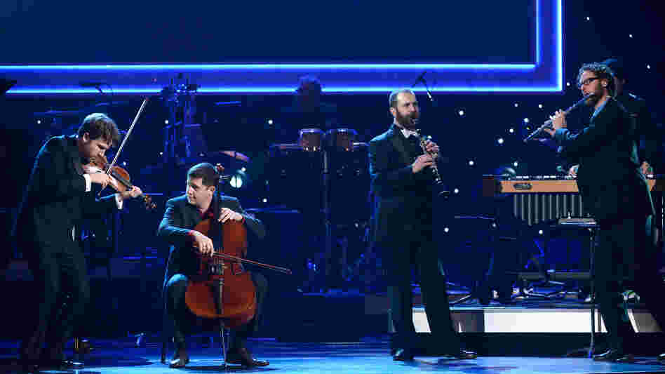 Members of eighth blackbird performing at the pre-telecast Grammy Awards Sunday.
