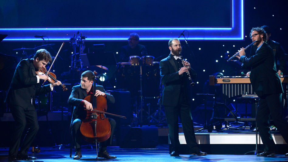 Members of eighth blackbird performing at the pre-telecast Grammy Awards Sunday.