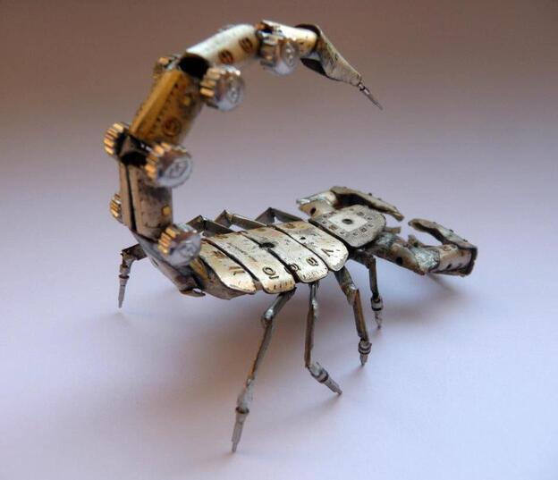 A mechanical scorpion.