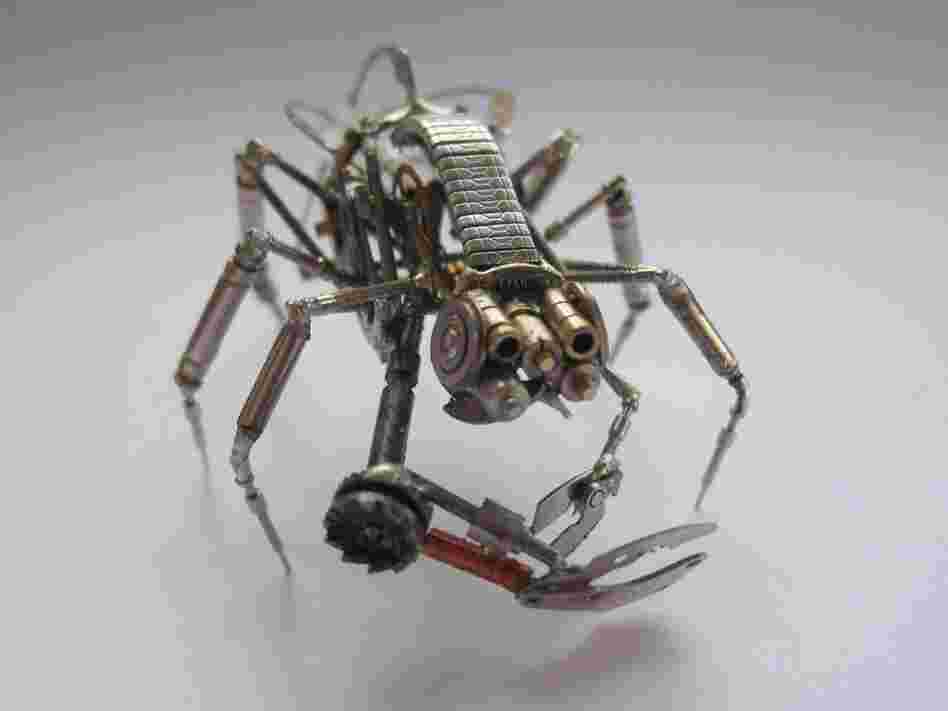 Mechanical buglike creature.