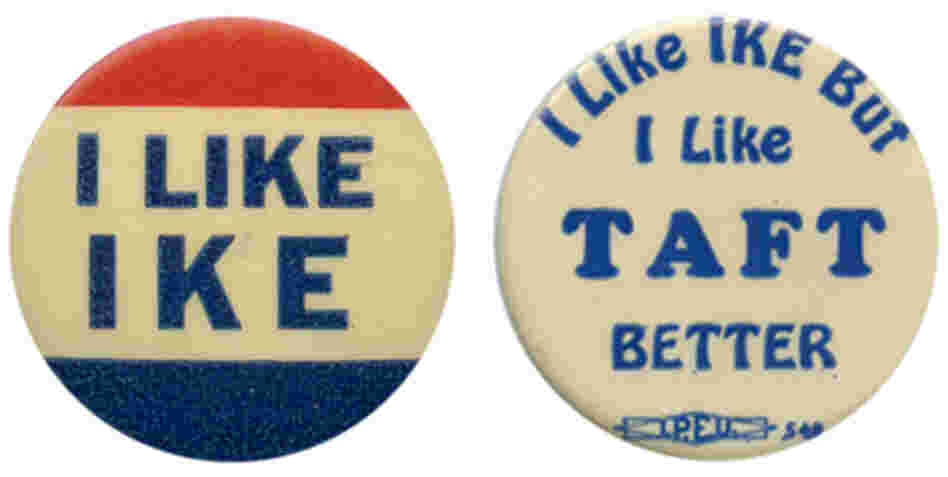 Eisenhower, backed by moderates, defeated the conservative Taft in 1952. Eisenhower, backed by moderates, defeated the conservative Taft in 1952.