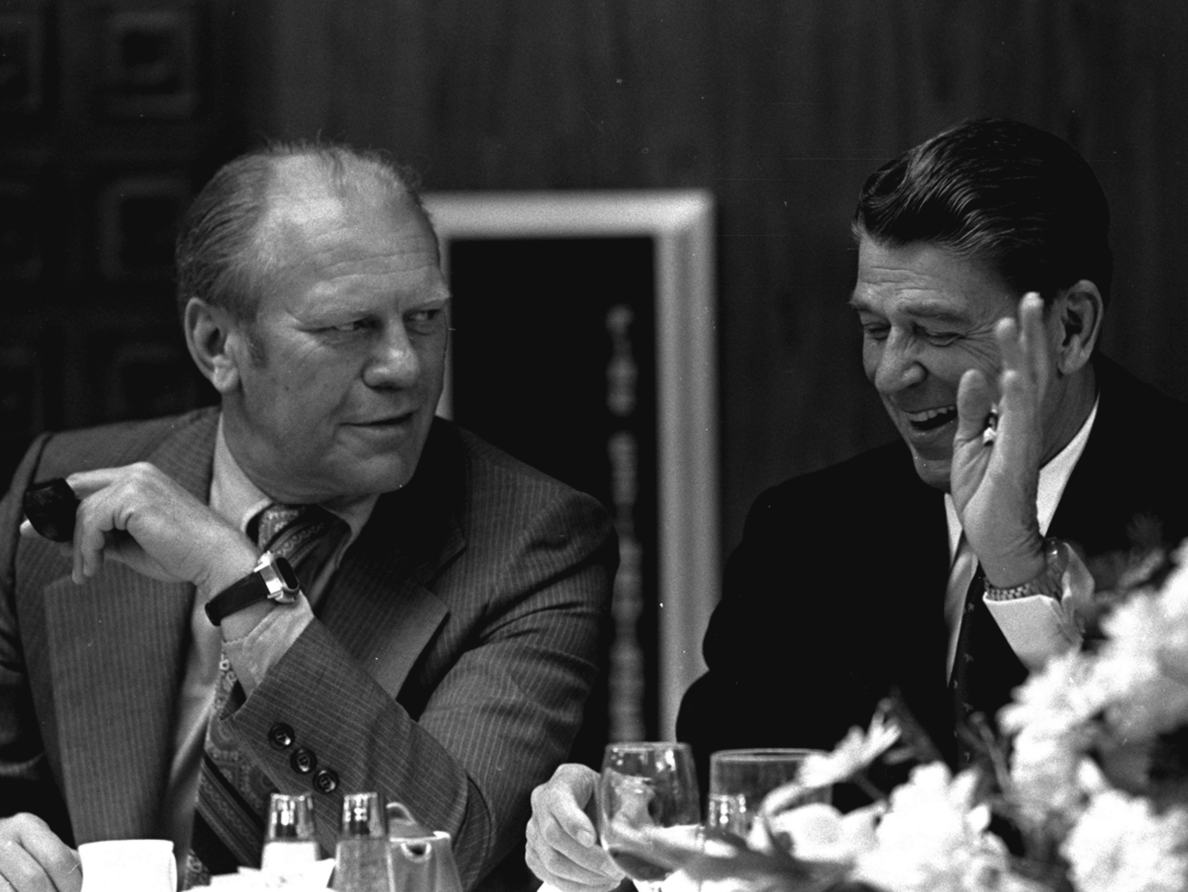 Moderates triumphed at the '76 convention but their candidate, Ronald Reagan, lost the general election in the fall,