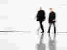 Two blurry businessmen Two blurry businessmen