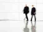 Two blurry businessmen Two blurry businessmen