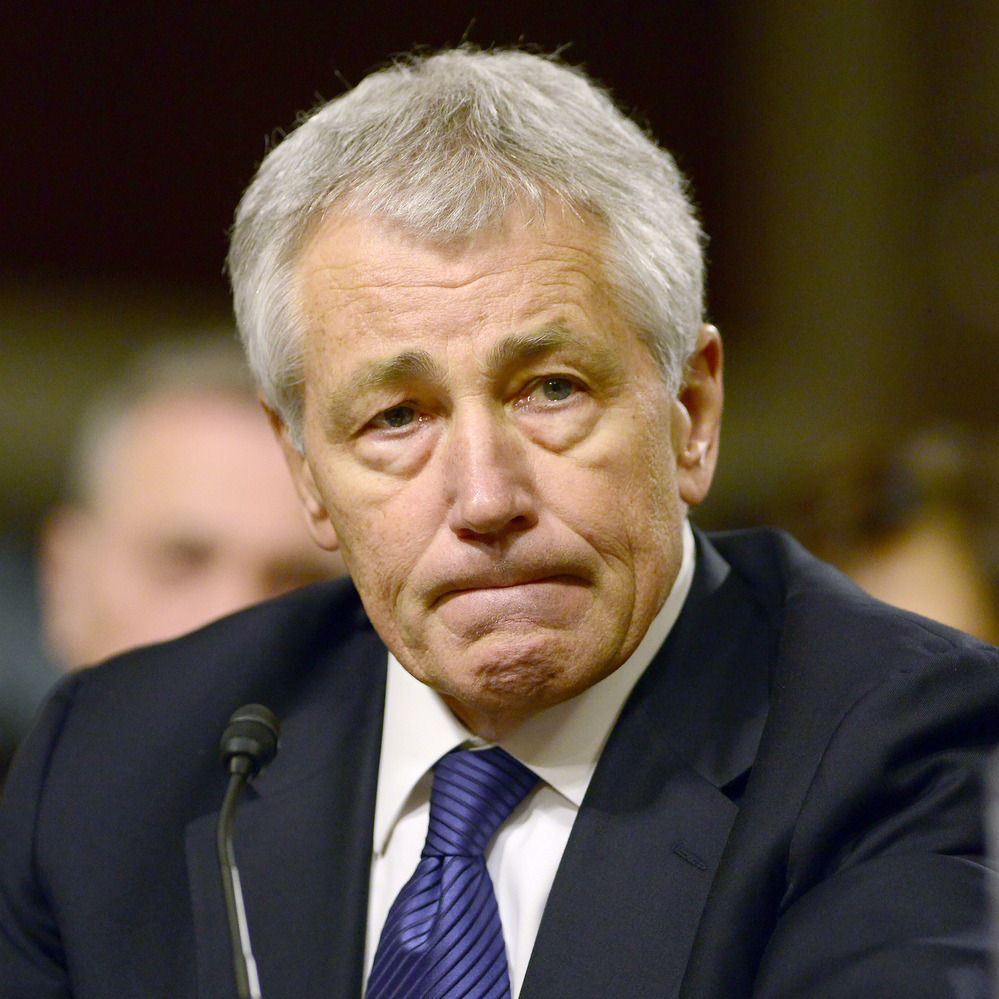 Former Sen. Chuck Hagel, R-Neb., who has been nominated to be the next secretary of defense.