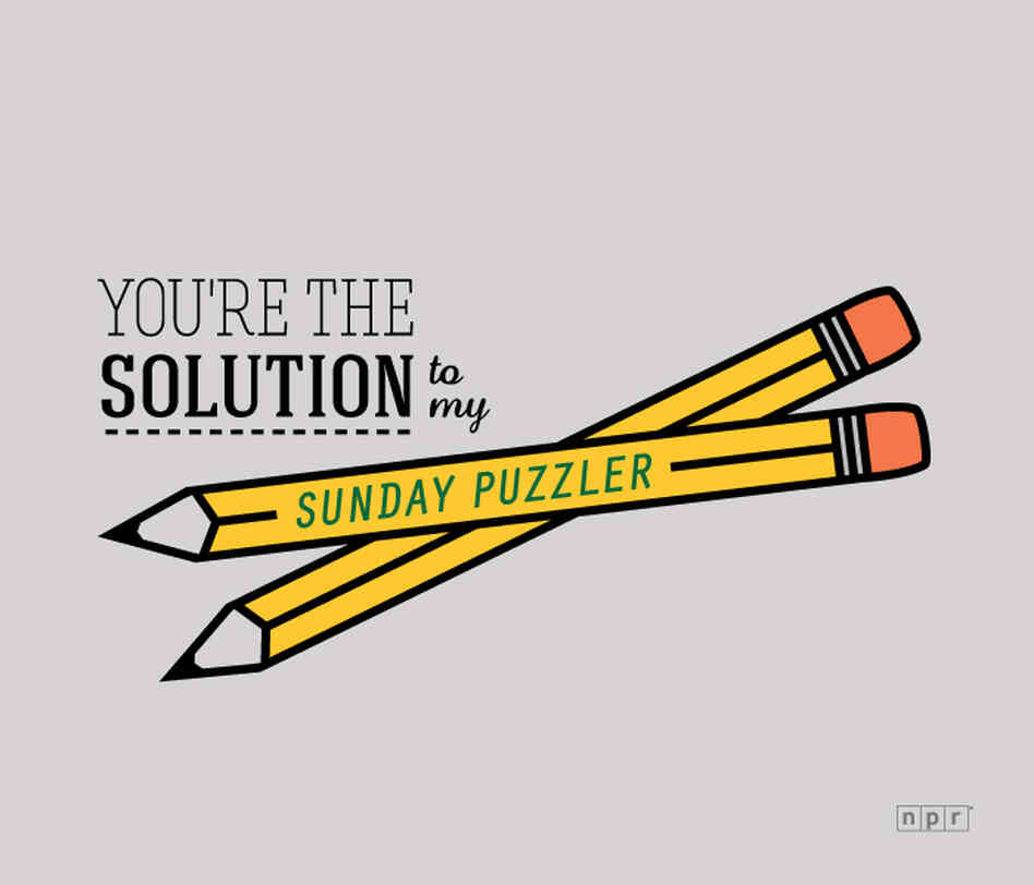 You're the solution to my Sunday Puzzler. You're the solution to my Sunday Puzzler.