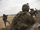 Soldiers with Charlie Company, 36th Infantry Regiment, 1st Armored Division, in Kandahar Province, Afghanistan, earlier in February. Soldiers with Charlie Company, 36th Infantry Regiment, 1st Armored Division, in Kandahar Province, Afghanistan, earlier in February.