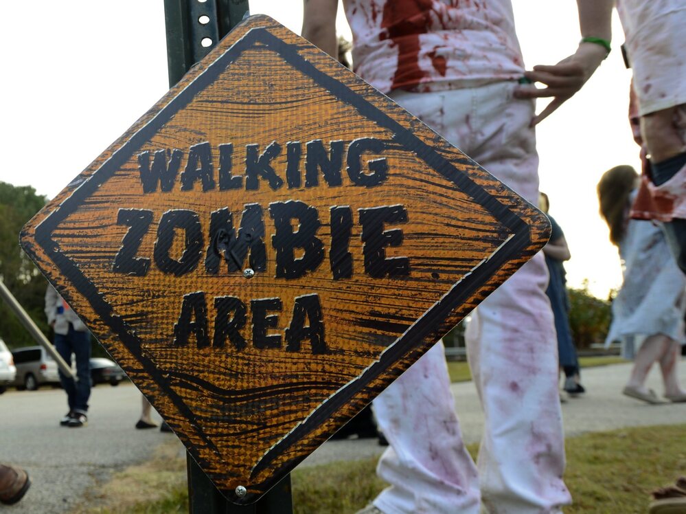 OK, we're pretty sure this isn't real. (A 1012 Halloween-related festival in Georgia.)