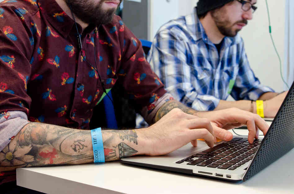 More than 550 people churned out 78 apps in one day as part of Fashion Week's "hackathon."