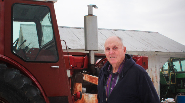Vernon Hugh Bowman lives outside the small town of Sandborn, Ind. (NPR)