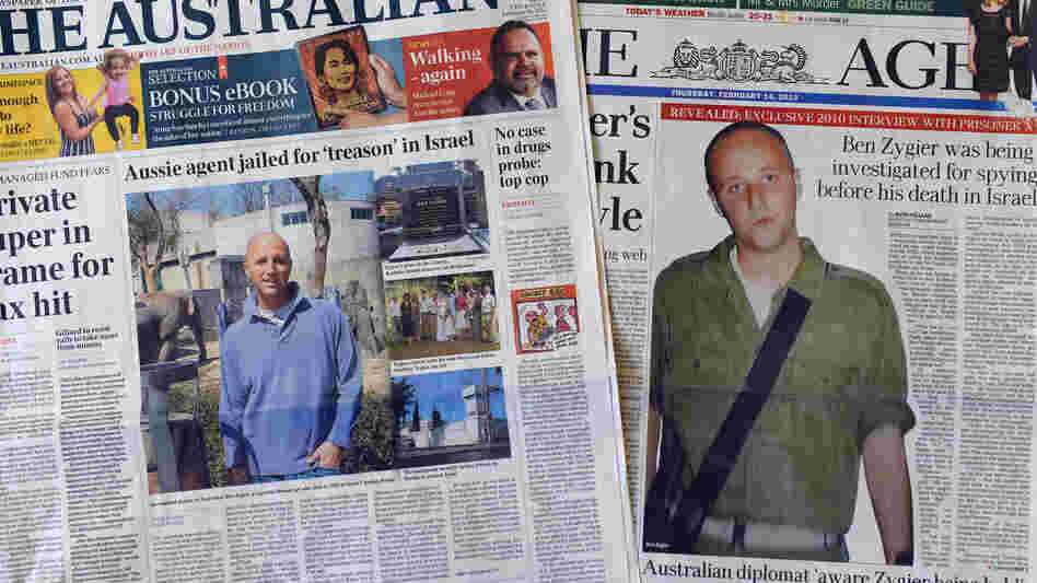 The "prisoner x" story is front page news in Australia.