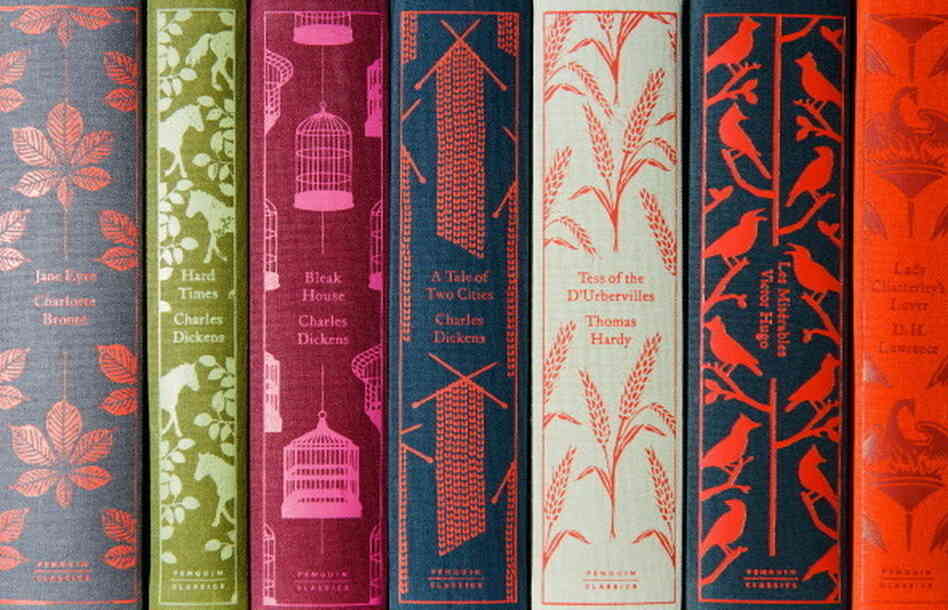 Books from the Penguin publishing company are displayed in a book store in London. Books from the Penguin publishing company are displayed in a book store in London.