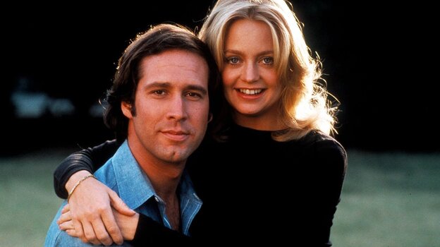 Goldie Hawn and Chevy Chase in the 1978 movie Foul Play. (AP)