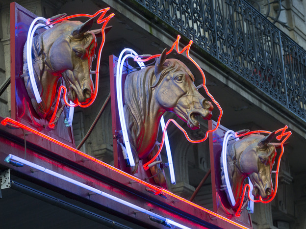 Not all countries in Europe shun horse meat, as the sign above this butcher shop in Paris attests. But horse-eating Europeans still don't like being swindled.