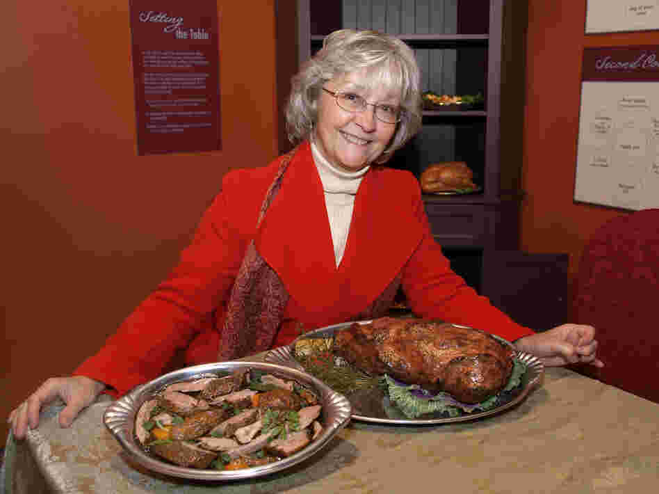 Sandy Levins created stewed duck and roast leg of lamb for Winterthur Museum & Country Estate in Delaware.