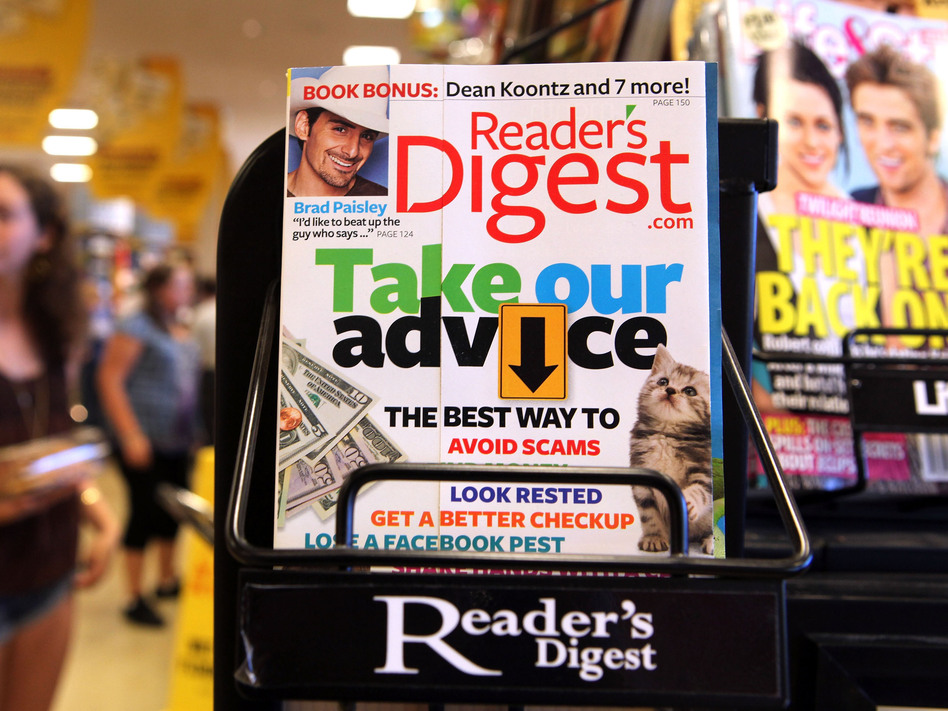 Reader's Digest's parent company has filed for bankruptcy protection.