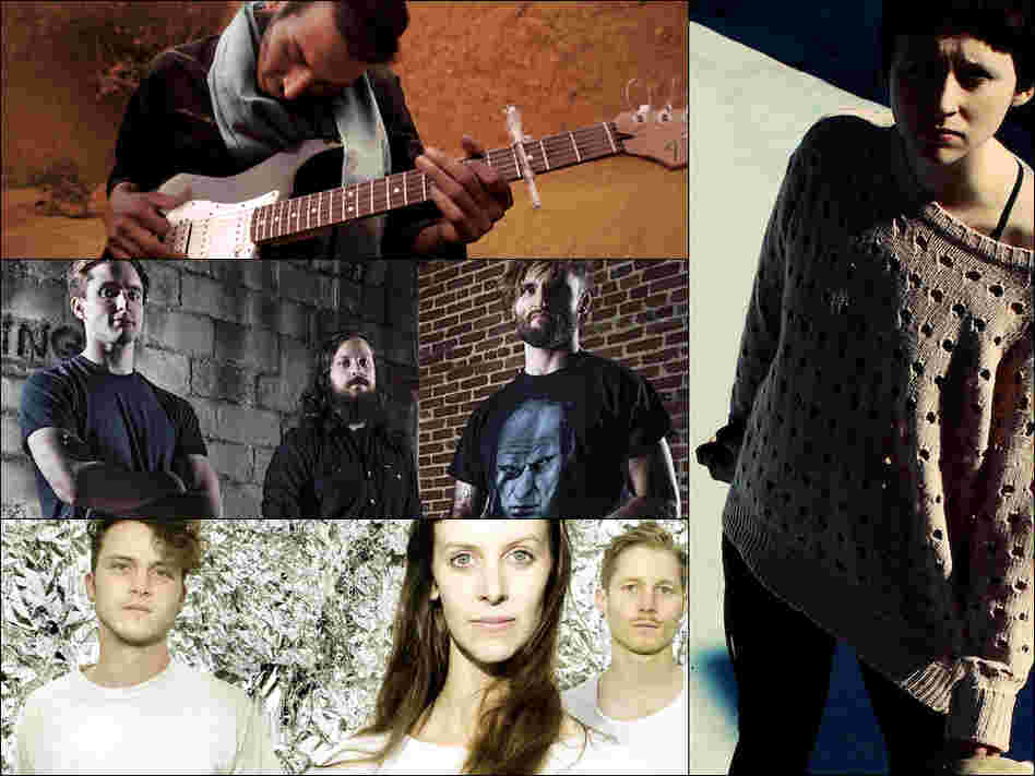 Clockwise from upper left: Bombino, Waxahatchee, Brainstorm, KEN Mode Clockwise from upper left: Bombino, Waxahatchee, Brainstorm, KEN Mode