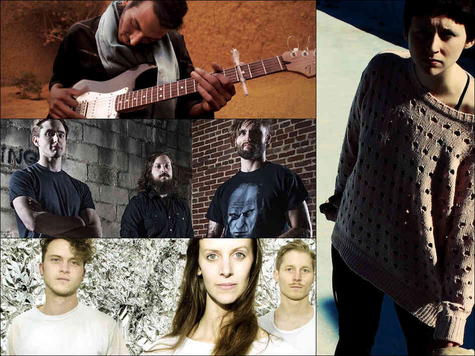 Clockwise from upper left: Bombino, Waxahatchee, Brainstorm, KEN Mode Clockwise from upper left: Bombino, Waxahatchee, Brainstorm, KEN Mode