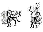 Dancing bees. Dancing bees.