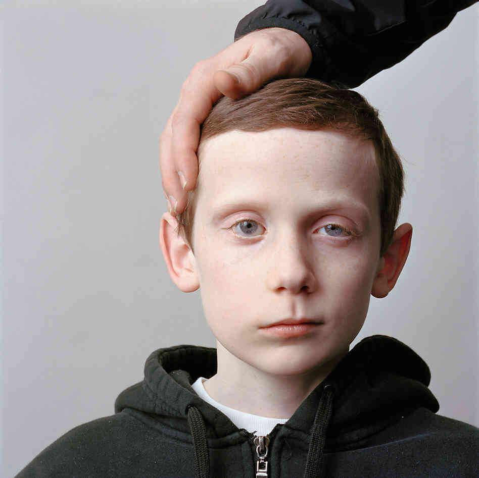 12-year-old boy with his father, 2009