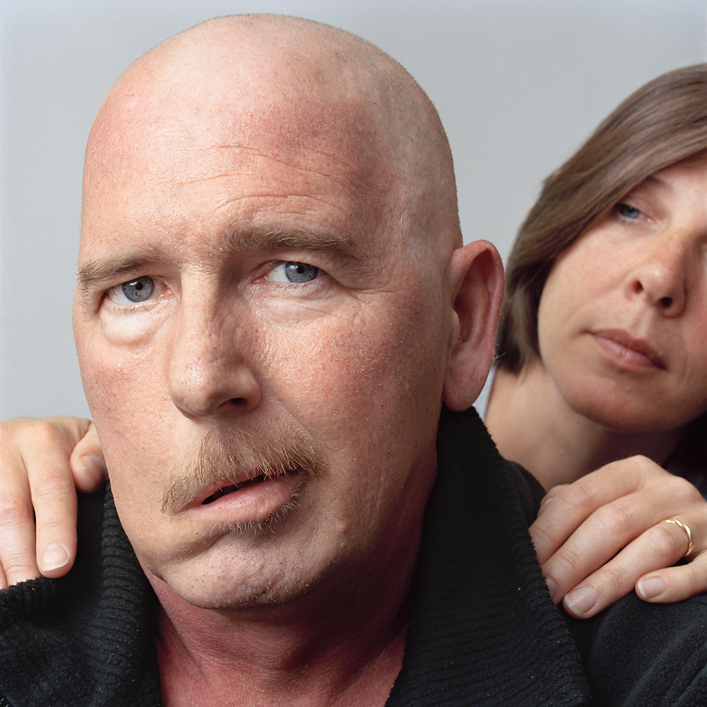 Man with his sister, 2009