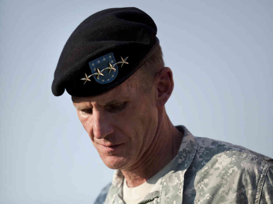 Gen. Stanley McChrystal during a retirement ceremony in 2010. His comments in a Rolling Stone interview helped lead to his resignation.