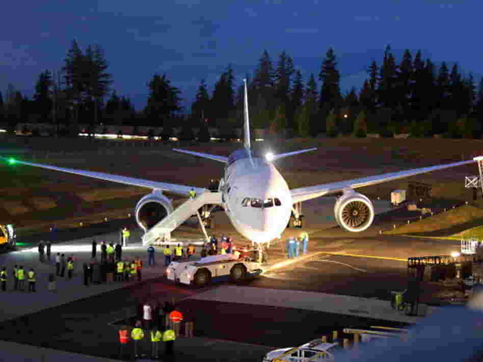 The first Boeing 787-881 Dreamliner delivered to All Nippon Airlines.