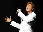 Barry Manilow performing at the opening night of his show Manilow On Broadway in January.