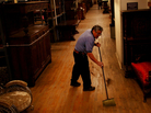 The football-field-sized third floor of Warner Brothers' Prop House, where they keep a host of antiques available for rent. The football-field-sized third floor of Warner Brothers' Prop House, where they keep a host of antiques available for rent.