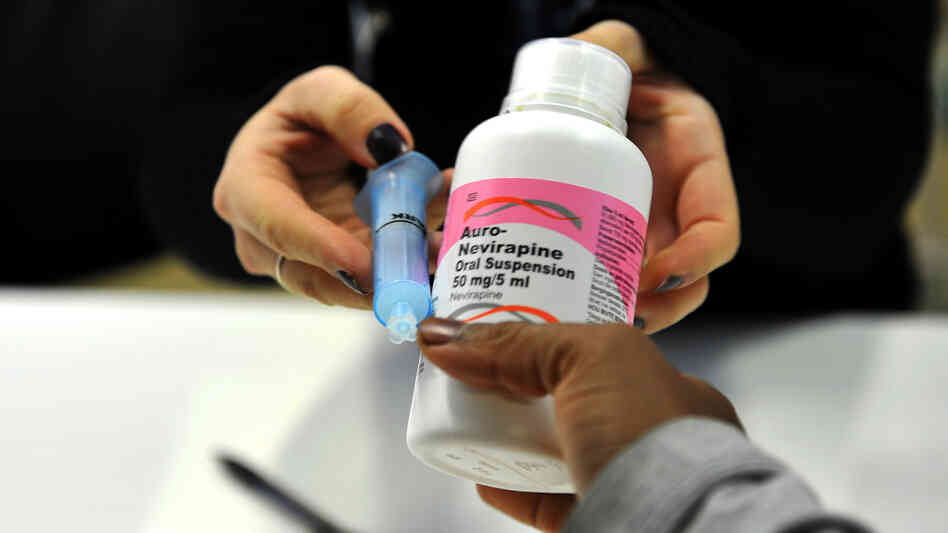 HIV drugs not only can keep patients healthy but also can stop the sexual transmission of the virus. Here an HIV-positive mother picks up medications at a hospital outside Johannesburg, South Africa. HIV drugs not only can keep patients healthy but also can stop the sexual transmission of the virus. Here an HIV-positive mother picks up medications at a hospital outside Johannesburg, South Africa.
