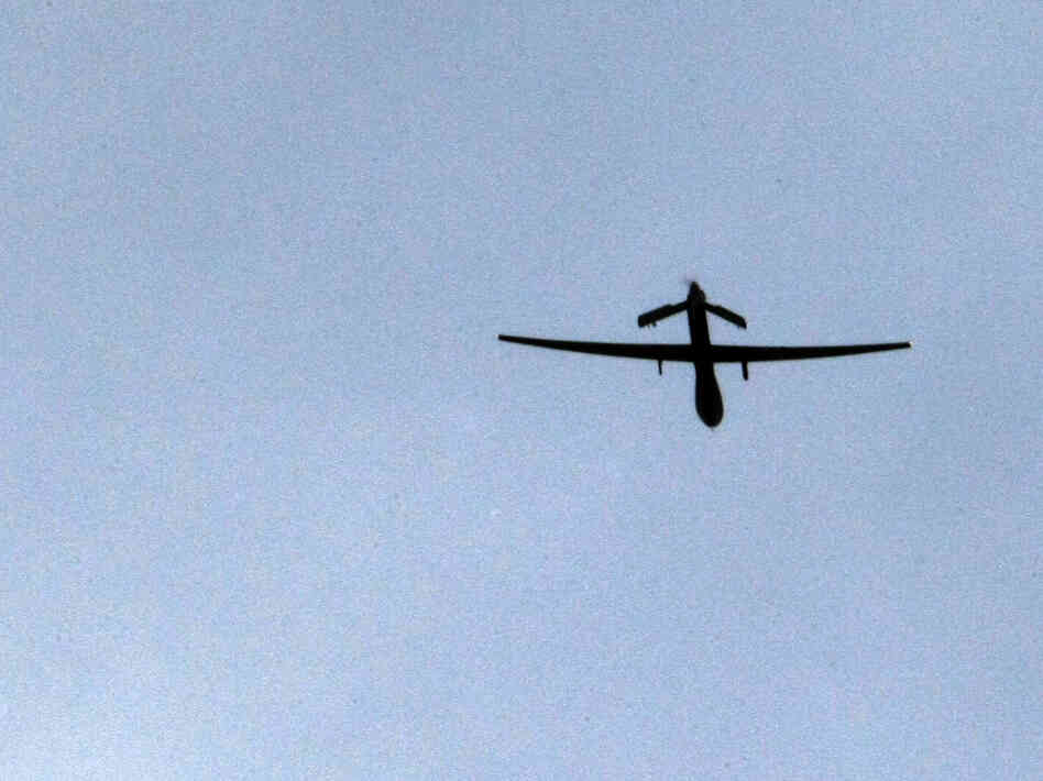 U.S. "Predator" drone over  Afghanistan in Jan. 2009.