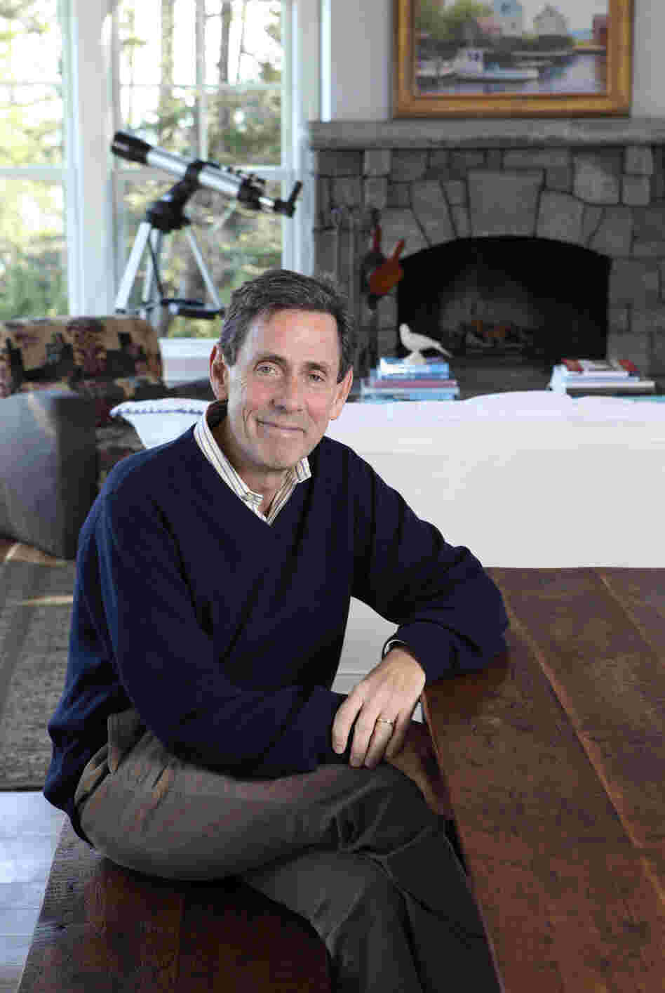 Edward Blum, director of the Project on Fair Representation, at his home in South Thomaston, Maine, on Nov. 9.