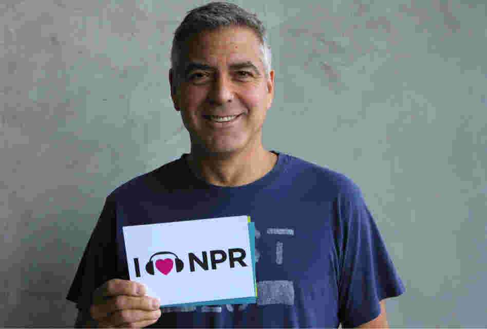 Leading man George Clooney showed NPR some love after his interview last year on All Things Considered where the actor talked about his role in The Descendants. He made this year's Oscar shortlist as a producer on Best Picture contender Argo.