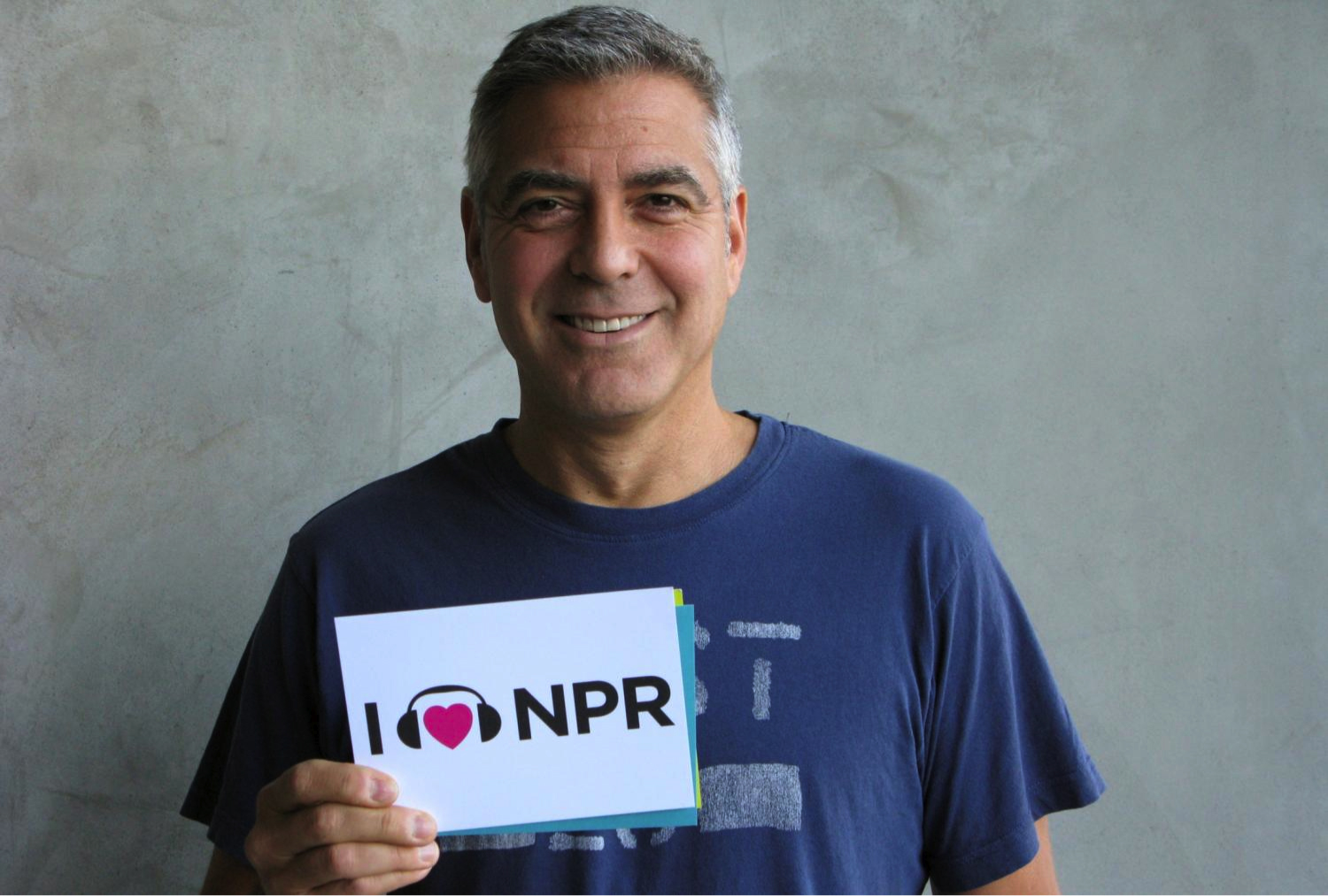 Leading man George Clooney showed NPR some love after his interview last year on All Things Considered where the actor talked about his role in The Descendants. He made this year's Oscar shortlist as a producer on Best Picture contender Argo.