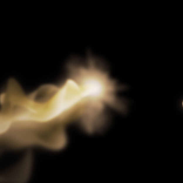 Fragrance plume (artist's depiction). Bees follow specific odors to locate flowers and, once they arrive, use scent maps to move toward the center of the flower. Fragrance that clings to a bee provides information for other bees back at the hive.