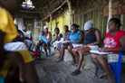 Women meet during a support group for those who have HIV and their friends and family on Jan. 17 in Triunfo de la Cruz. These kinds of support groups are an important part of making people feel comfortable with their diagnosis and seeking treatment. Women meet during a support group for those who have HIV and their friends and family on Jan. 17 in Triunfo de la Cruz. These kinds of support groups are an important part of making people feel comfortable with their diagnosis and seeking treatment.