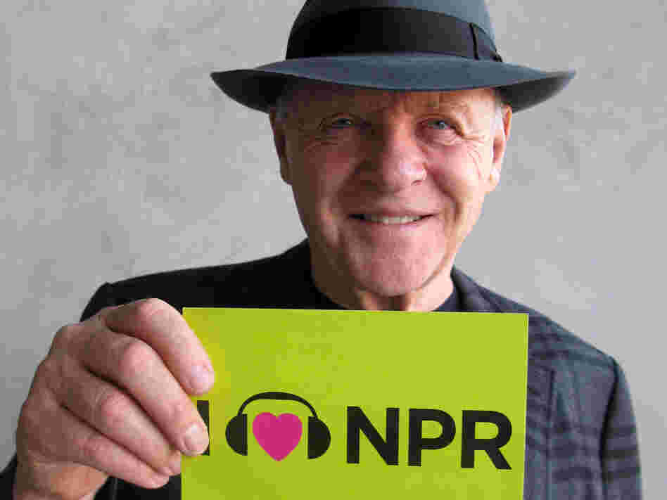 Anthony Hopkins takes on the role of legendary filmmaker Alfred Hitchcock in Hitchcock, nominated for makeup and hairstyling. The actor talked to NPR Host Scott Simon on Weekend Edition last year, and couldn't leave without sharing the love.