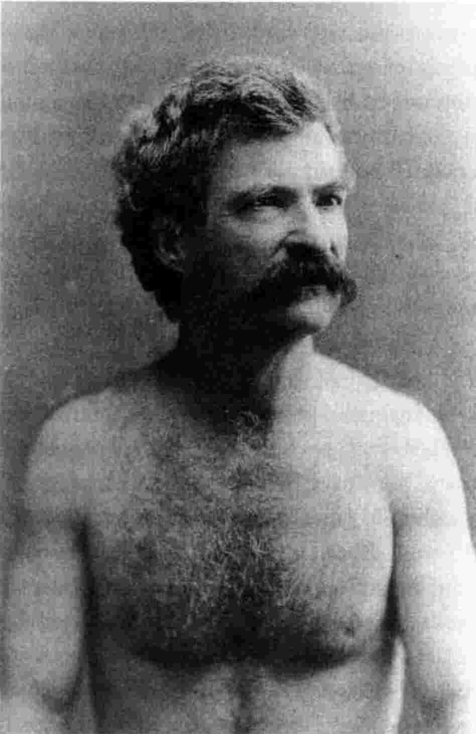 A photo of Mark Twain from the 1880s. A photo of Mark Twain from the 1880s.
