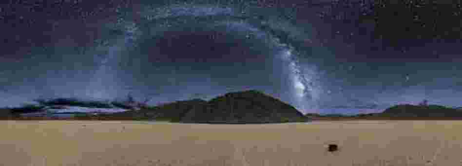 The Racetrack area in Death Valley National Park, which boasts one of the darkest night skies in the U.S. The Racetrack area in Death Valley National Park, which boasts one of the darkest night skies in the U.S.