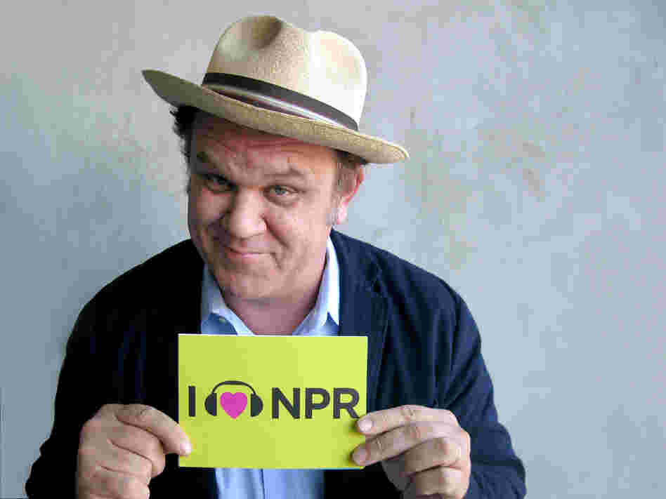John C. Reilly voices the title character in Wreck-It Ralph, which is nominated for best animated feature film. Though his character is a video-game bad guy who wants to be good, Reilly showed us he's one of the good guys with his love for NPR. (http://n.pr/U6Pu3V)