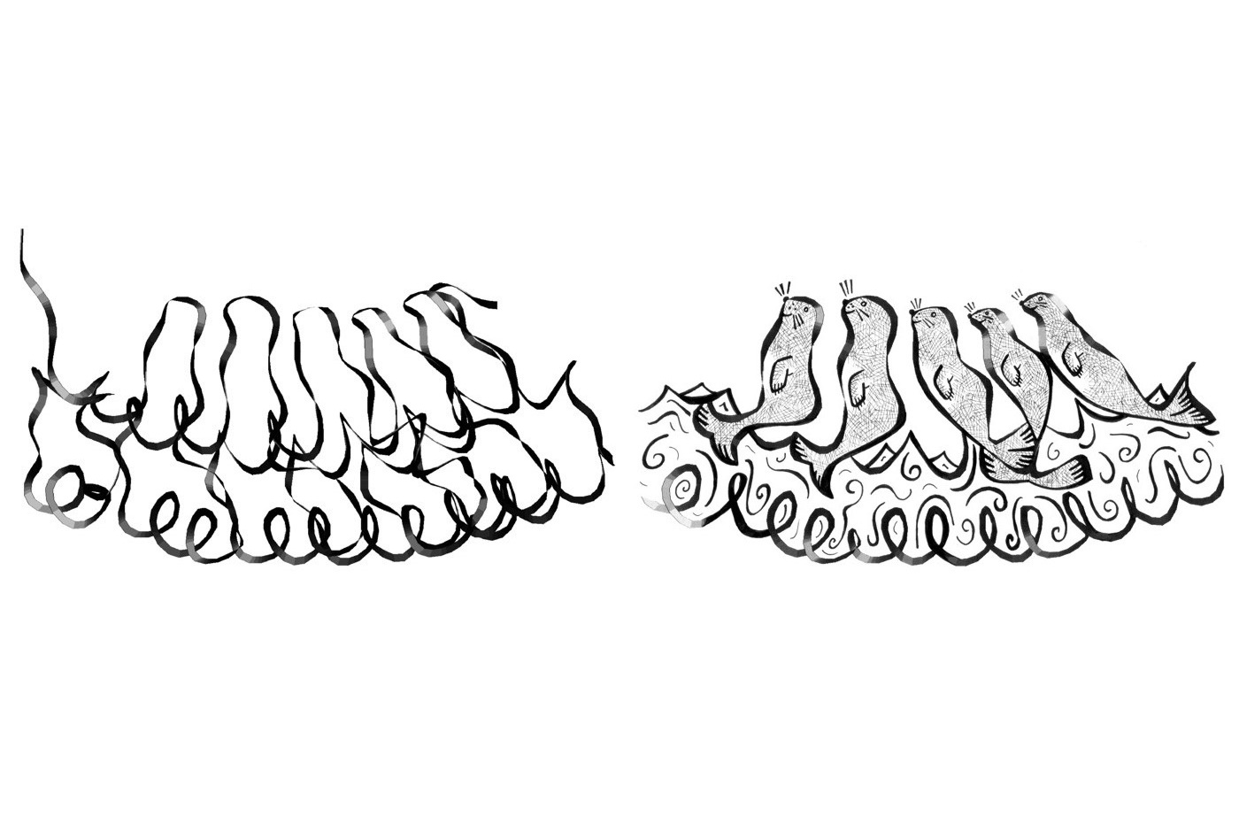 Five seals emerge from the I?B? protein of E. coli