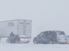 Scene along I-35 near Kansas City on Thursday. Scene along I-35 near Kansas City on Thursday.