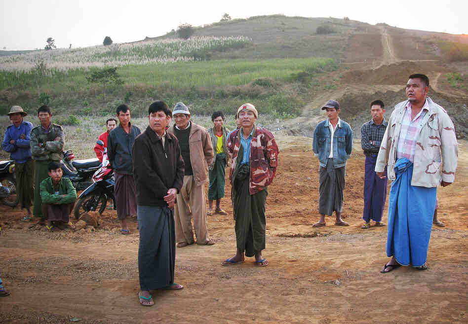 Residents of Nong Pha village in southern Shan State say the Burmese army confiscated their farmland to build the pipeline, and kept money intended to compensate them
