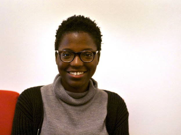 Jackie Abhulimen, 21, was born in Athens to a Kenyan mother and a Nigerian father and has lived here all her life. In Greek history books, she says, "the foreigner is always viewed as something negative, something threatening."