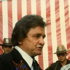 Don Gonyea (far right, in vest) interviewing Johnny Cash in 1981. Don Gonyea (far right, in vest) interviewing Johnny Cash in 1981.