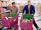 Luis Guzman and Adam Sandler in Paul Thomas Anderson's Punch Drunk Love. Luis Guzman and Adam Sandler in Paul Thomas Anderson's Punch Drunk Love.