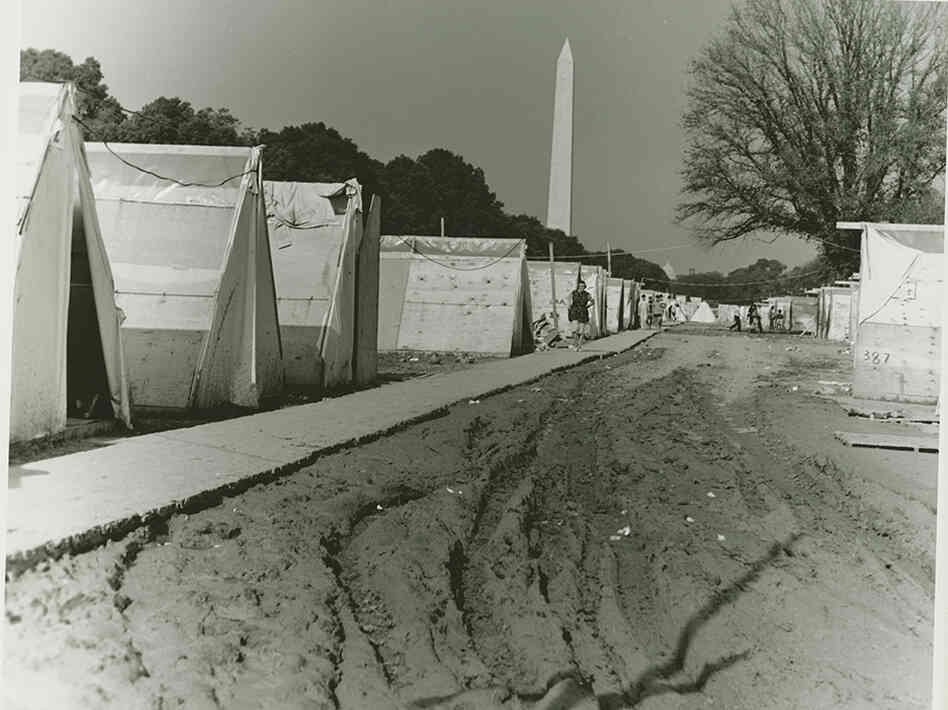 Resurrection City on the National Mall was an attempt by the Poor People's Campaign to bring attention to poverty in America.