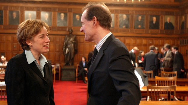 Caitlin J. Halligan, shown in 2005, waited more than 700 days in the last Congress for a vote on the Senate floor before she was filibustered, the White House says. She was nominated again last month.